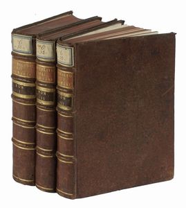 JOSEPH TOURNEFORT (DE) PITTON : Institutiones rei herbariae. Editio tertia. Appendicibus aucta ab Antonio De Jussieu [...] Tomus primo [-tertio].  - Asta Libri a stampa dal XV al XIX secolo [Parte II] - Associazione Nazionale - Case d'Asta italiane