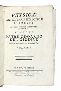 Lotto composto di 9 opere di fisica.  - Asta Libri a stampa dal XV al XIX secolo [Parte II] - Associazione Nazionale - Case d'Asta italiane