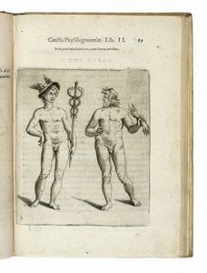 Giovan Battista Della Porta : De humana physiognomonia [...] Libri 4.  - Asta Libri a stampa dal XV al XIX secolo [Parte II] - Associazione Nazionale - Case d'Asta italiane