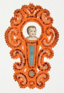 Santini ottocenteschi in carta operati a mano.  - Asta Libri a stampa dal XV al XIX secolo [Parte II] - Associazione Nazionale - Case d'Asta italiane