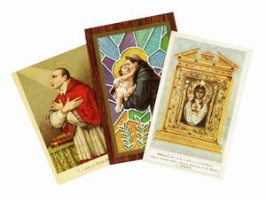 Raccolta di 257 santini a stampa, italiani e francesi.  - Asta Libri a stampa dal XV al XIX secolo [Parte II] - Associazione Nazionale - Case d'Asta italiane