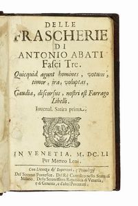 DOMENICO ANDREONI : Poesie liriche... Parte prima (-seconda).  - Asta Libri a stampa dal XV al XIX secolo [Parte II] - Associazione Nazionale - Case d'Asta italiane