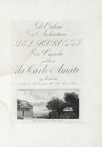 GIACOMO BAROZZI (DETTO IL VIGNOLA) - Gli ordini di architettura [...] pubblicati da Carlo Amati.