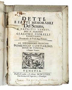 NICOL BEREGAN : Historia delle guerre d'Europa dalla comparsa dell'armi ottomane nell'Hungheria l'anno 1683 [...] Parte prima (-seconda).  - Asta Libri a stampa dal XV al XIX secolo [Parte II] - Associazione Nazionale - Case d'Asta italiane