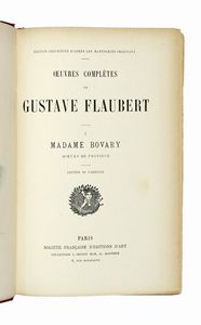 GUSTAVE FLAUBERT - Oeuvres completes. Edition definitive d'apres les manuscrits originaux. Vol I (-VIII).