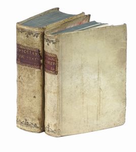 Francesco Guicciardini : La Historia d'Italia [...] divisa in venti libri [...] Riscontrata con tutti gli altri historici [... ] per Thomaso Porcacchi...  - Asta Libri a stampa dal XV al XIX secolo [Parte II] - Associazione Nazionale - Case d'Asta italiane