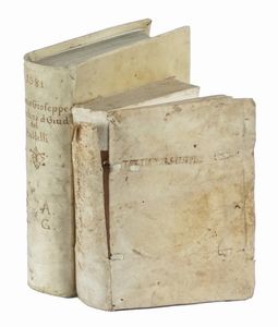 FLAVIUS IOSEPHUS : Dell'antichit de' Giudei. Libri XX...  - Asta Libri a stampa dal XV al XIX secolo [Parte II] - Associazione Nazionale - Case d'Asta italiane