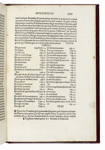LUCIUS CAECILIUS FIRMIANUS LACTANTIUS : Opera perquam accurate castigata...  - Asta Libri a stampa dal XV al XIX secolo [Parte II] - Associazione Nazionale - Case d'Asta italiane