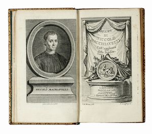Niccolò Machiavelli - Opere [...] coll'aggiunta delle inedite. Tomo I (-VIII).