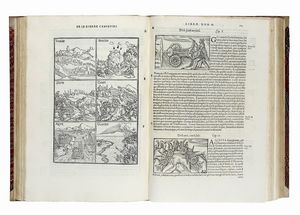 OLAUS MAGNUS : Historia delle genti et della natura delle cose settentrionali [...]descritta in XXII libri. Nuovamente tradotta in lingua Toscana. [...]. Con una tavola copiosissima delle cose piu notabili, in quella contenute.  - Asta Libri a stampa dal XV al XIX secolo [Parte II] - Associazione Nazionale - Case d'Asta italiane
