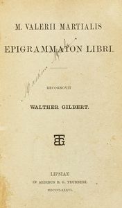 MARCUS VALERIO MARTIALIS : Lotto composto di 5 opere.  - Asta Libri a stampa dal XV al XIX secolo [Parte II] - Associazione Nazionale - Case d'Asta italiane