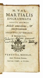 MARCUS VALERIO MARTIALIS : Lotto composto di 5 opere.  - Asta Libri a stampa dal XV al XIX secolo [Parte II] - Associazione Nazionale - Case d'Asta italiane