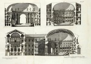 FRANCESCO MILIZIA : Del teatro.  - Asta Libri a stampa dal XV al XIX secolo [Parte II] - Associazione Nazionale - Case d'Asta italiane