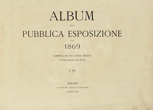 Luigi Rocca - Album Della Pubblica Esposizione Del 1869. N. XX.