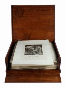 FRANCESCO SCARAMUZZA : Raccolta di illustrazioni per la Divina Commedia.  - Asta Libri a stampa dal XV al XIX secolo [Parte II] - Associazione Nazionale - Case d'Asta italiane