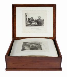 FRANCESCO SCARAMUZZA : Raccolta di illustrazioni per la Divina Commedia.  - Asta Libri a stampa dal XV al XIX secolo [Parte II] - Associazione Nazionale - Case d'Asta italiane