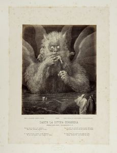 FRANCESCO SCARAMUZZA : Raccolta di illustrazioni per la Divina Commedia.  - Asta Libri a stampa dal XV al XIX secolo [Parte II] - Associazione Nazionale - Case d'Asta italiane