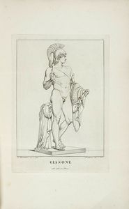 Alberto Thorvaldsen - Le statue e li bassirilievi inventati e scolpiti in marmo [...] incisi e pubblicati da Ferdinando Mori. [Distribuzione I (-VII)].