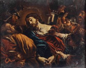 Giovanni Francesco Barbieri detto il Guercino, copia da - La cattura di Cristo