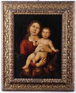 Liberale da Verona, copia da - Madonna con Bambino