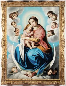 Giovan Battista Salvi detto il Sassoferrato, copia da - (XIX secolo) Madonna con Bambino