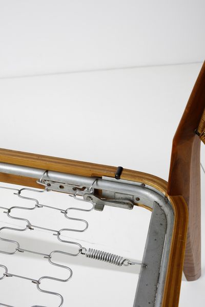 LASZLO PAUL (1900 - 1993) : attribuito. Letto singolo  - Asta Asta 420 | DESIGN E ARTI DECORATIVE DEL NOVECENTO Online - Associazione Nazionale - Case d'Asta italiane