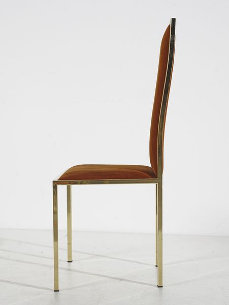 ZEVI RENATO : attribuito. Lotto di sei sedie  - Asta Asta 420 | DESIGN E ARTI DECORATIVE DEL NOVECENTO Online - Associazione Nazionale - Case d'Asta italiane