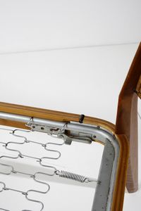 LASZLO PAUL (1900 - 1993) : attribuito. Letto singolo  - Asta Asta 420 | DESIGN E ARTI DECORATIVE DEL NOVECENTO Online - Associazione Nazionale - Case d'Asta italiane