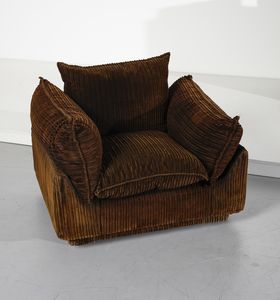 GUNNAR GRAVESEN & DAVID LEWIS : Lotto composto da un divano a tre posti e una poltrona mod. Cado per De Padova  - Asta Asta 420 | DESIGN E ARTI DECORATIVE DEL NOVECENTO Online - Associazione Nazionale - Case d'Asta italiane