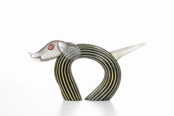 Cane in vetro di Murano  - Asta Antiquariato Settembre - Associazione Nazionale - Case d'Asta italiane