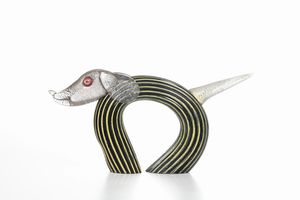 Cane in vetro di Murano  - Asta Antiquariato Settembre - Associazione Nazionale - Case d'Asta italiane