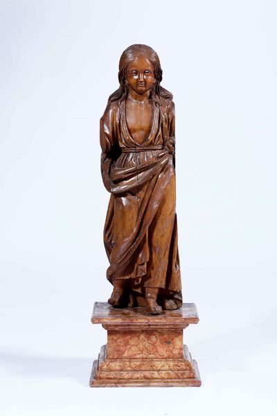 Ges Cristo. Legno scolpito. Arte del XVIII secolo  - Asta Scultura - Associazione Nazionale - Case d'Asta italiane