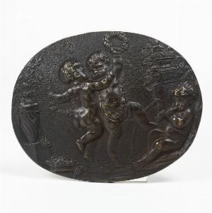 Gruppo di piccoli bronzi di epoca e misure diverse  - Asta Scultura - Associazione Nazionale - Case d'Asta italiane