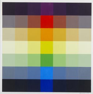 DE MARCO HUGO RODOLFO  (1932 - 1995) - 7 couleurs vers sur lumiere.