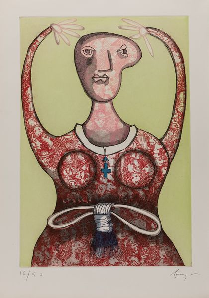 ENRICO BAJ : Folle  - Asta Grafica e Multipli d'Autore - Associazione Nazionale - Case d'Asta italiane