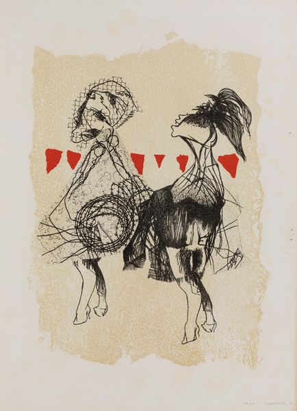 Francesco Guerreschi : Cinque litografie a colori  - Asta Grafica e Multipli d'Autore - Associazione Nazionale - Case d'Asta italiane