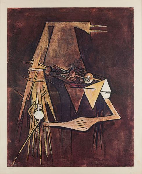 Wifredo Lam : Senza titolo  - Asta Grafica e Multipli d'Autore - Associazione Nazionale - Case d'Asta italiane