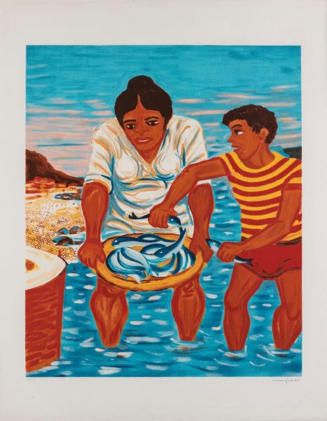 Giuseppe Migneco : Senza titolo  - Asta Grafica e Multipli d'Autore - Associazione Nazionale - Case d'Asta italiane