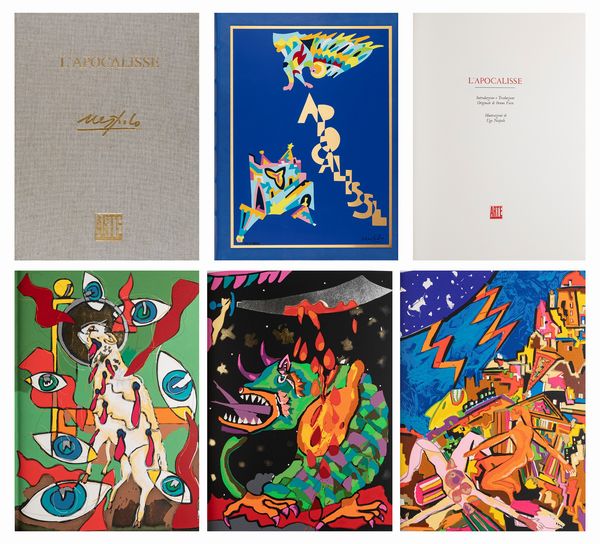 Ugo Nespolo : L'Apocalisse  - Asta Grafica e Multipli d'Autore - Associazione Nazionale - Case d'Asta italiane