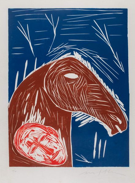 Mimmo Paladino : Senza titolo - Souvenir  - Asta Grafica e Multipli d'Autore - Associazione Nazionale - Case d'Asta italiane