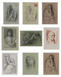 Achille Funi - Nove litografie