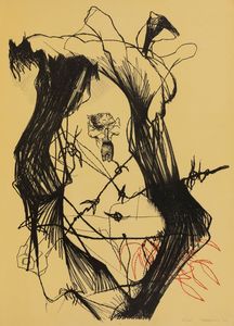 Francesco Guerreschi : Cinque litografie a colori  - Asta Grafica e Multipli d'Autore - Associazione Nazionale - Case d'Asta italiane