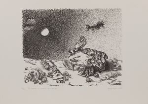 Ambrogio Magnaghi : Tre litografie  - Asta Grafica e Multipli d'Autore - Associazione Nazionale - Case d'Asta italiane