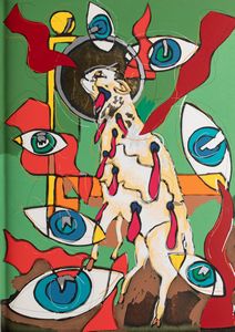 Ugo Nespolo : L'Apocalisse  - Asta Grafica e Multipli d'Autore - Associazione Nazionale - Case d'Asta italiane