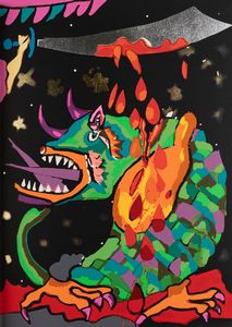 Ugo Nespolo : L'Apocalisse  - Asta Grafica e Multipli d'Autore - Associazione Nazionale - Case d'Asta italiane