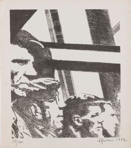 Giangiacomo Spadari : lotto composto da 02 serigrafie  - Asta Grafica e Multipli d'Autore - Associazione Nazionale - Case d'Asta italiane