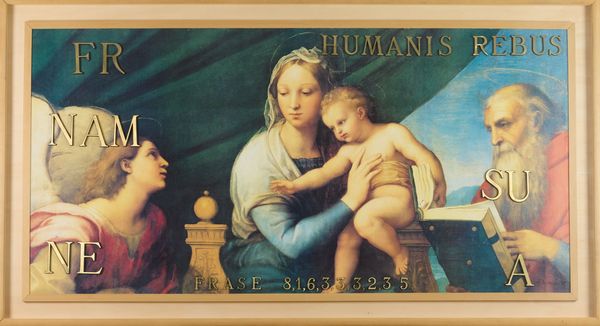 Eugenio Miccini : Humanis Rebus (Infrange l'onestà chi non ama la sua legge)  - Asta Arte Moderna e Contemporanea - Associazione Nazionale - Case d'Asta italiane