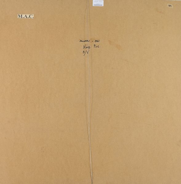 BRUNO MUNARI : Negativo - Positivo  - Asta Arte Moderna e Contemporanea - Associazione Nazionale - Case d'Asta italiane