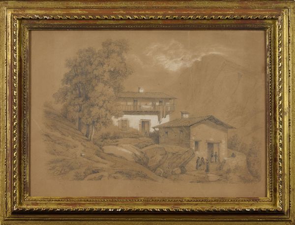 Ulvi Liegi : Paesaggio con figure  - Asta Arte Moderna e Contemporanea - Associazione Nazionale - Case d'Asta italiane