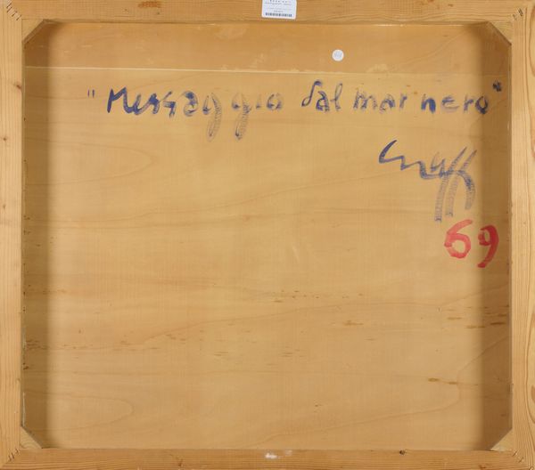 Gianni Ruffi : Messaggio dal Mar Nero  - Asta Arte Moderna e Contemporanea - Associazione Nazionale - Case d'Asta italiane